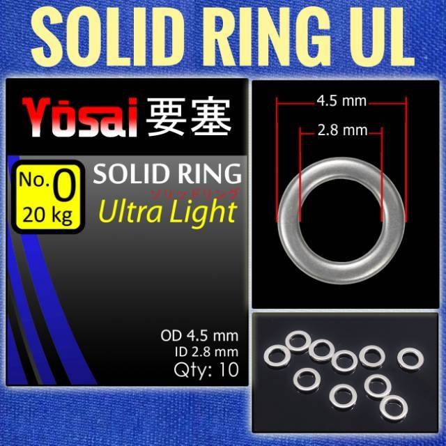 Solid Ring UL Ultralight No0 No1 No2