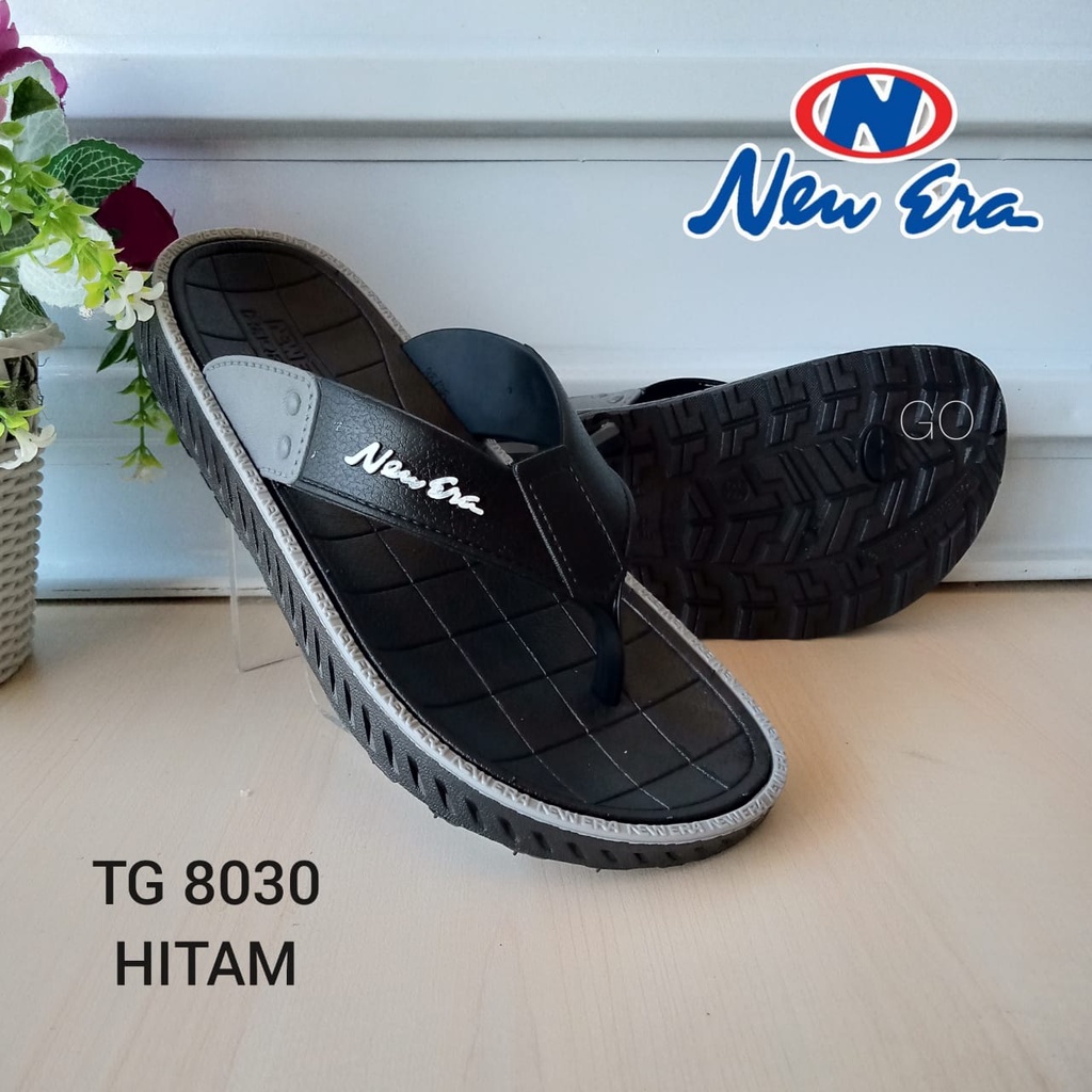 gof NEW ERA TG 8030 &amp; TK 8030 Sandal Japit Karet Anak Laki-Laki Sendal Pria Anti Slip Original