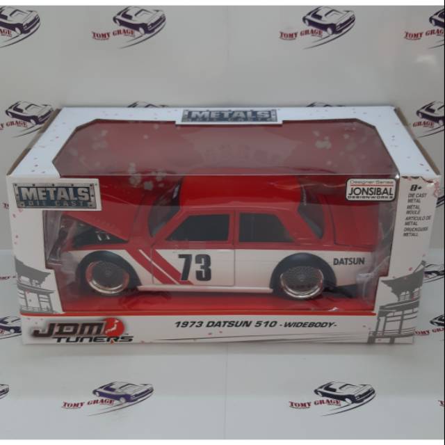 Jada JDM Tuners 1973 Datsun 510 Widebody Red
