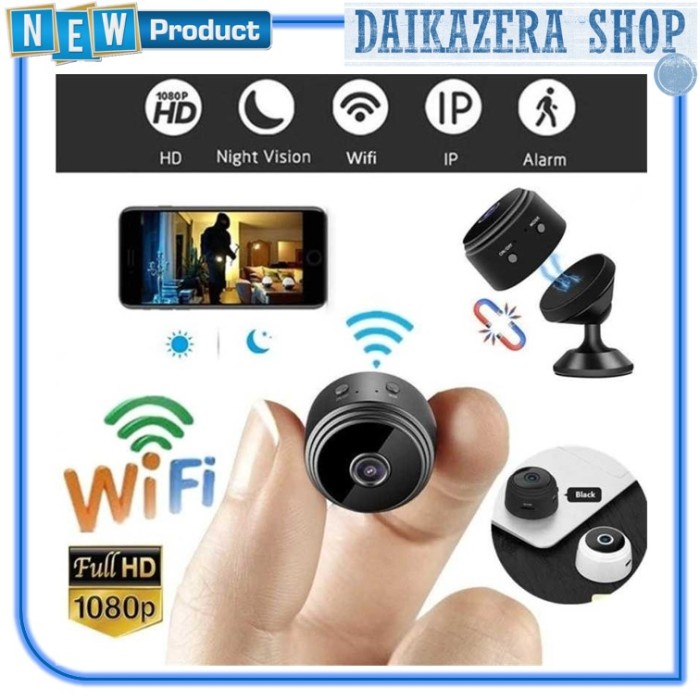 Mini WiFi IP Camera CCTV Wireless Rechargeable Portable Magnetic