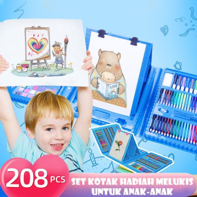 

art colour set 208pcs