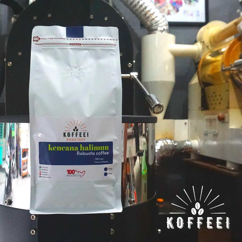 

Biji Kopi Robusta Kencana Halimun