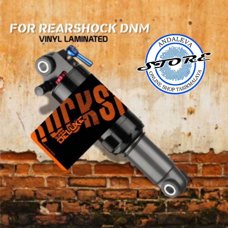 [PROMO] Sticker Rearshock Sepeda Mtb fulsus Rockshox Deluxe / Decal Stiker Sebleker Belakang Sepeda 
