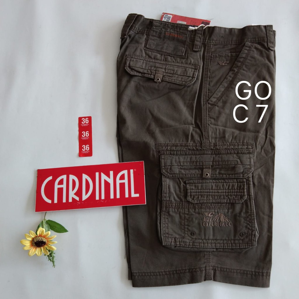 gos 36-KPL CARDINAL KEMPOL CASUAL Celana Pendek Cowok Celana Kempol Fashion Pria Brand Kekinian