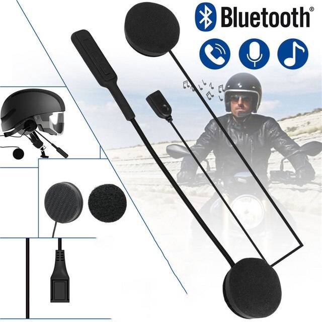 【COD Stock】 Motor Wireless Bluetooth Headset interphone T33 headset aux earphone Mendukung pemutaran MP3 interkom suara panggilan definisi tinggi-MH01
