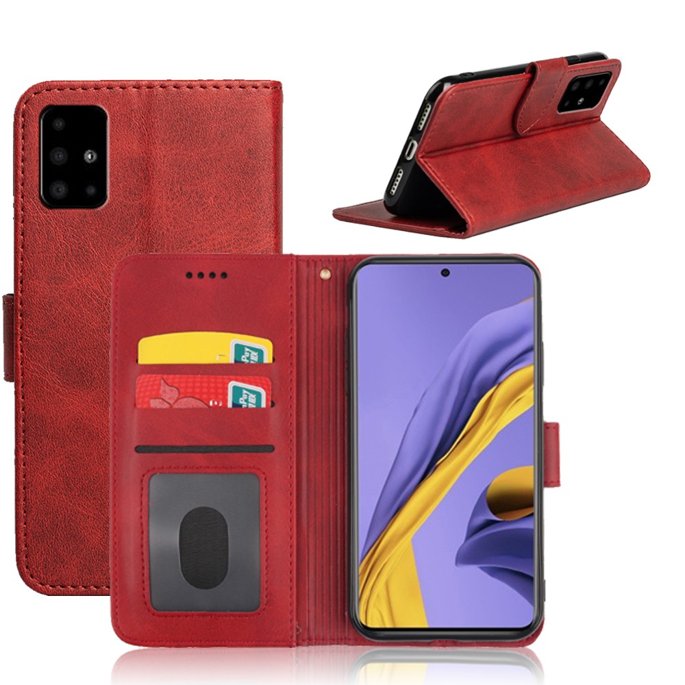 Case Wallet Leather SAMSUNG A71 casing hp leather dompet kulit FLIP COVER WALLET SAMSUNG A71