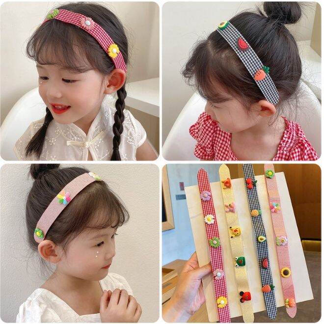 BANDO MOTIF BANDANA VELCRO STRAP PEREKAT TEMPEL PENAHAN RAMBUT/PONI ANAK IMPORT