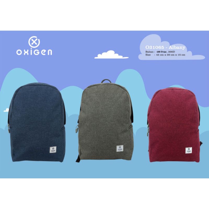 Tas ransel sekolah merk "Oxigen"original murah