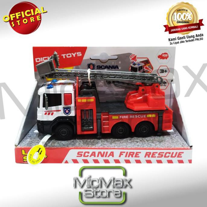 maddox - Dickie Toys Scania Fire Rescue Truck Mobil Pemadam Kebakaran