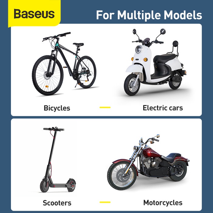 BASEUS PHONE HOLDER SEPEDA MOTOR BICYCLE BIKE MOTORCYCLE