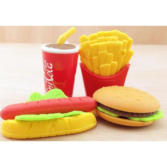 

Diskon Penghapus Berbentuk Aneka Makanan Cepat Saji / Fastfood Murah