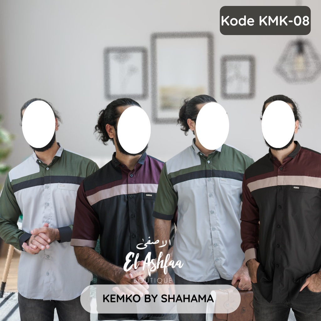 Kemko by Shahama | Kemeja Koko Shahama KMK-08 - El Ashfaa Boutique