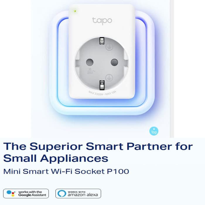 TP-Link Tapo P100 Mini Smart Plug WiFi Outlet Mini Socket P 100