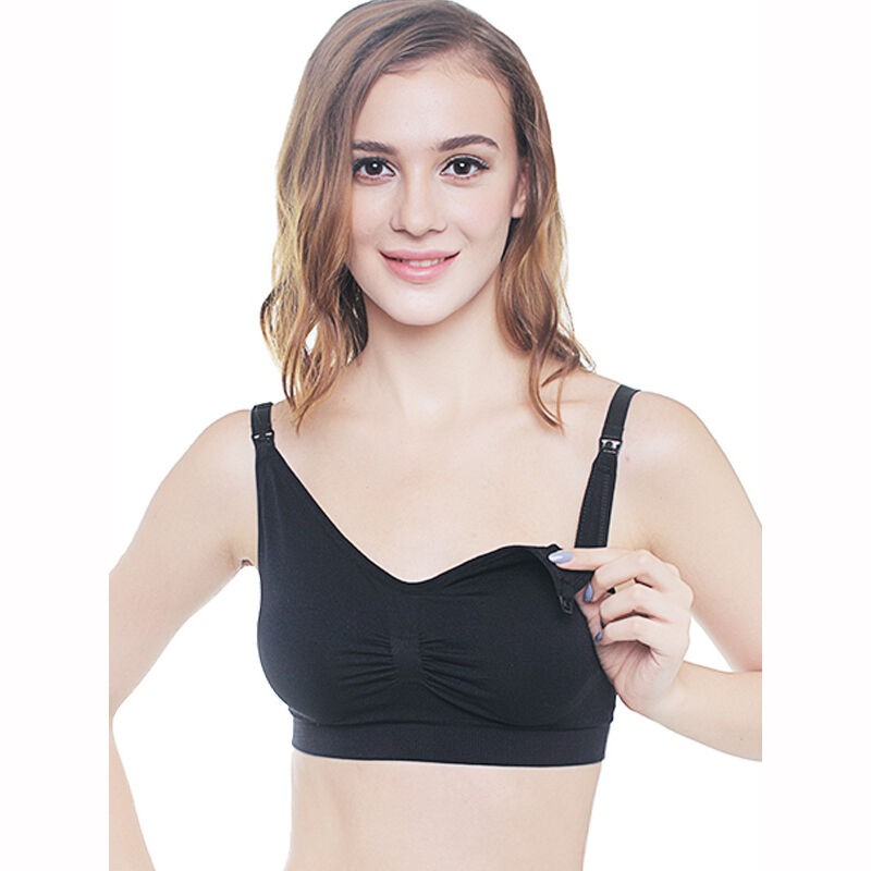 Mooimom Bra Menyusui Seamless Maternity and Nursing Bra / bra ibu menyusui