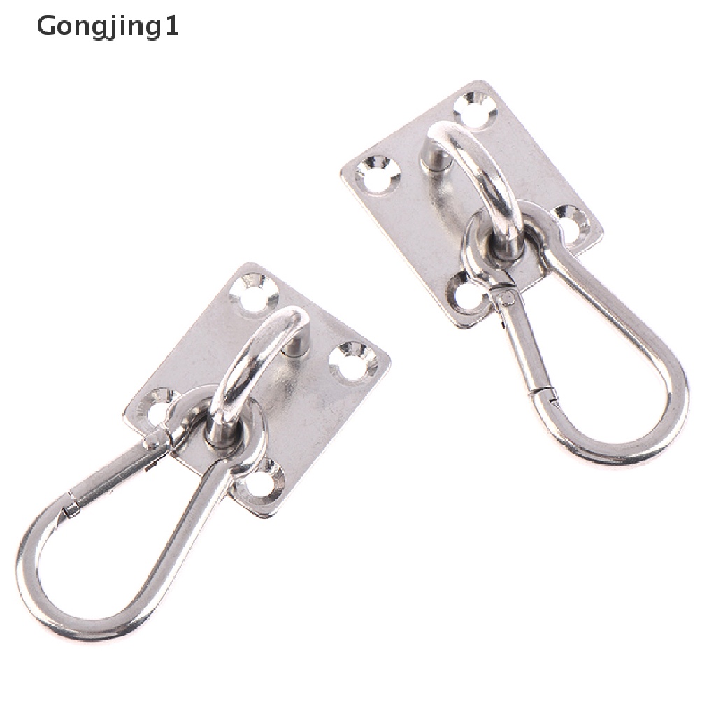 Gongjing1 2 Set Kait Bentuk U Multifungsi Bahan Stainless Steel