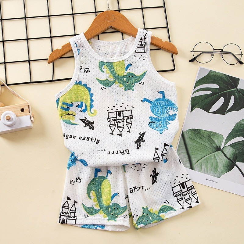 Setelan Kutung Anak Sleeveless Set Printing | Set Sleeveless Kids