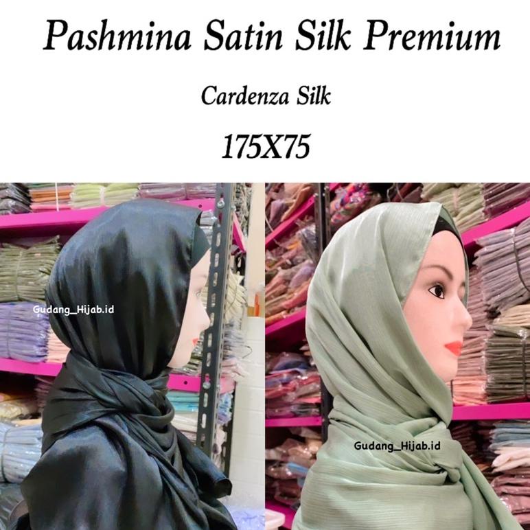 Pashmina Satin Silk Premium | Pashmina Satin Cardenza | Pashmina Silk Satin | Pasmina Satin Silk | P