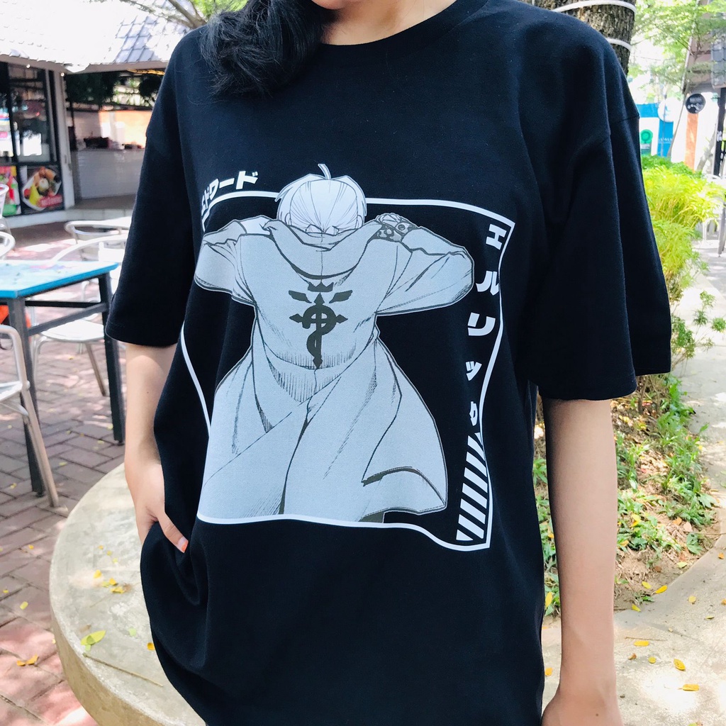 Tshirt Edward Elric Anime Manga Fullmetal Alchemist Premium Unisex