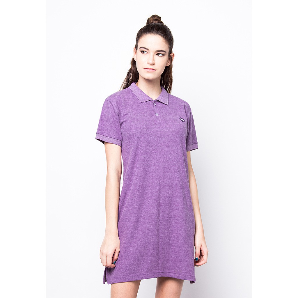 purple polo dress