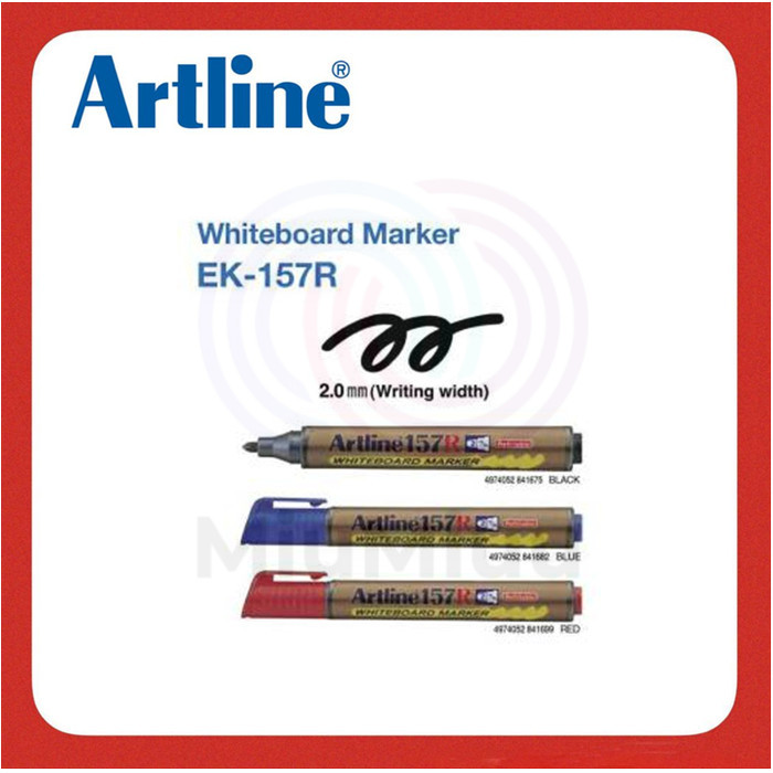 

SPIDOL WHITEBOARD ARTLINE EK-157R PAPAN TULIS SEKOLAH BELAJAR KANTOR