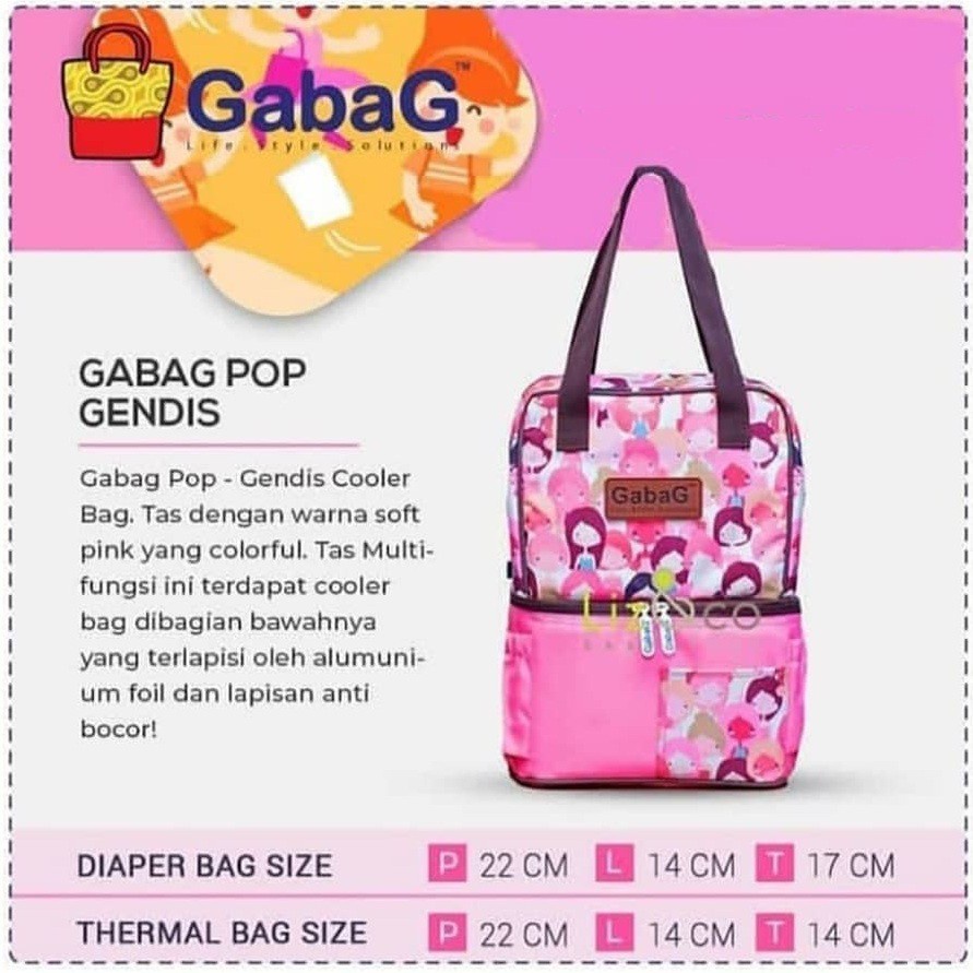 GABAG Cooler Bag / Thermal Bag Pop Series - JB