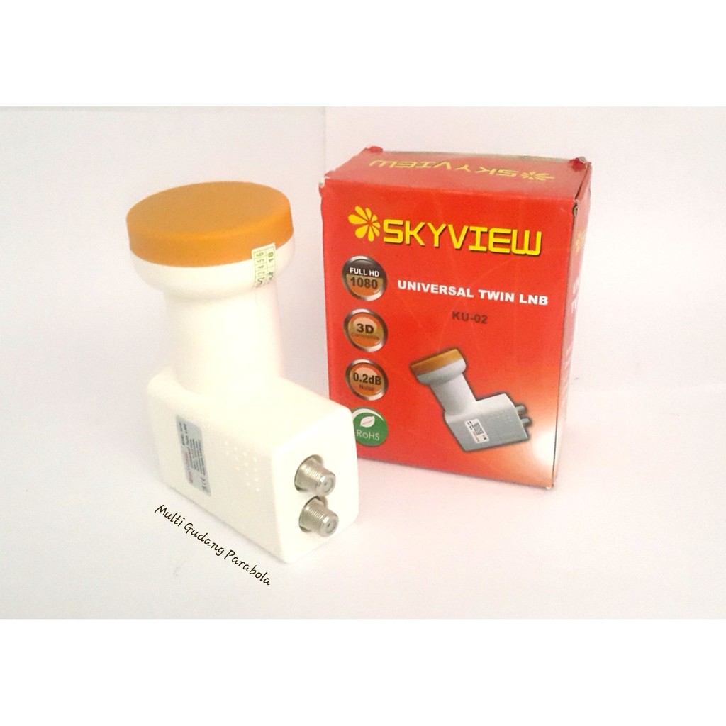 LNB Ku Skyview Dual Out (2 recever) Super Peka