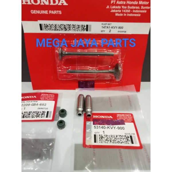Bosh klep set,Beat karbu 3,barang, Bos klep+payung klep+seal klep,beat karbu,&Vario 110,(K V Y)
