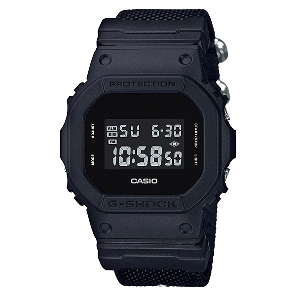 Casio G-Shock Original DW-5600BBN-1DR Nylon Strap