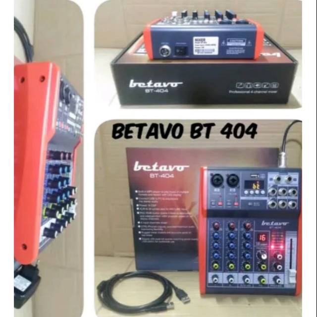 Mixer betavo BT-404.USB 3p musik.4channel