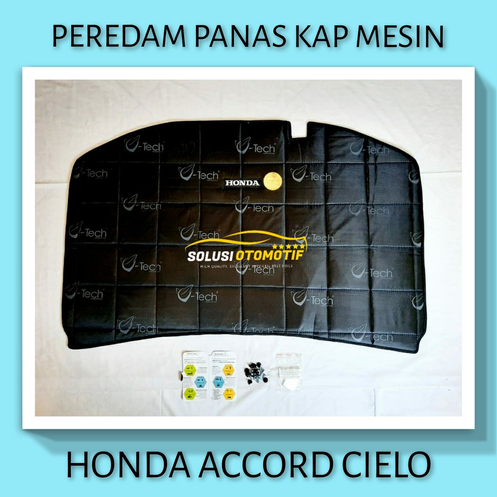 Honda Accord CIELO 1993-1997 Peredam Panas Kap Mesin Mobil Aksesoris VTECH Ori