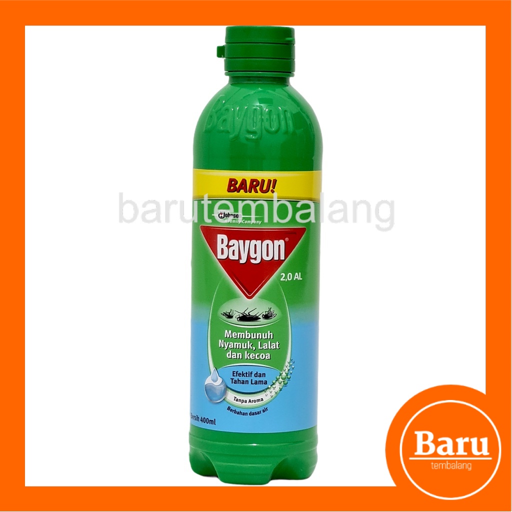 BAYGON CAIR / BAYGON LIQUID SPRAY FRAGANCE FREE 400ml | REFFIL BAYGON LIQUID | CAIRAN PEMBASMI HAMA 