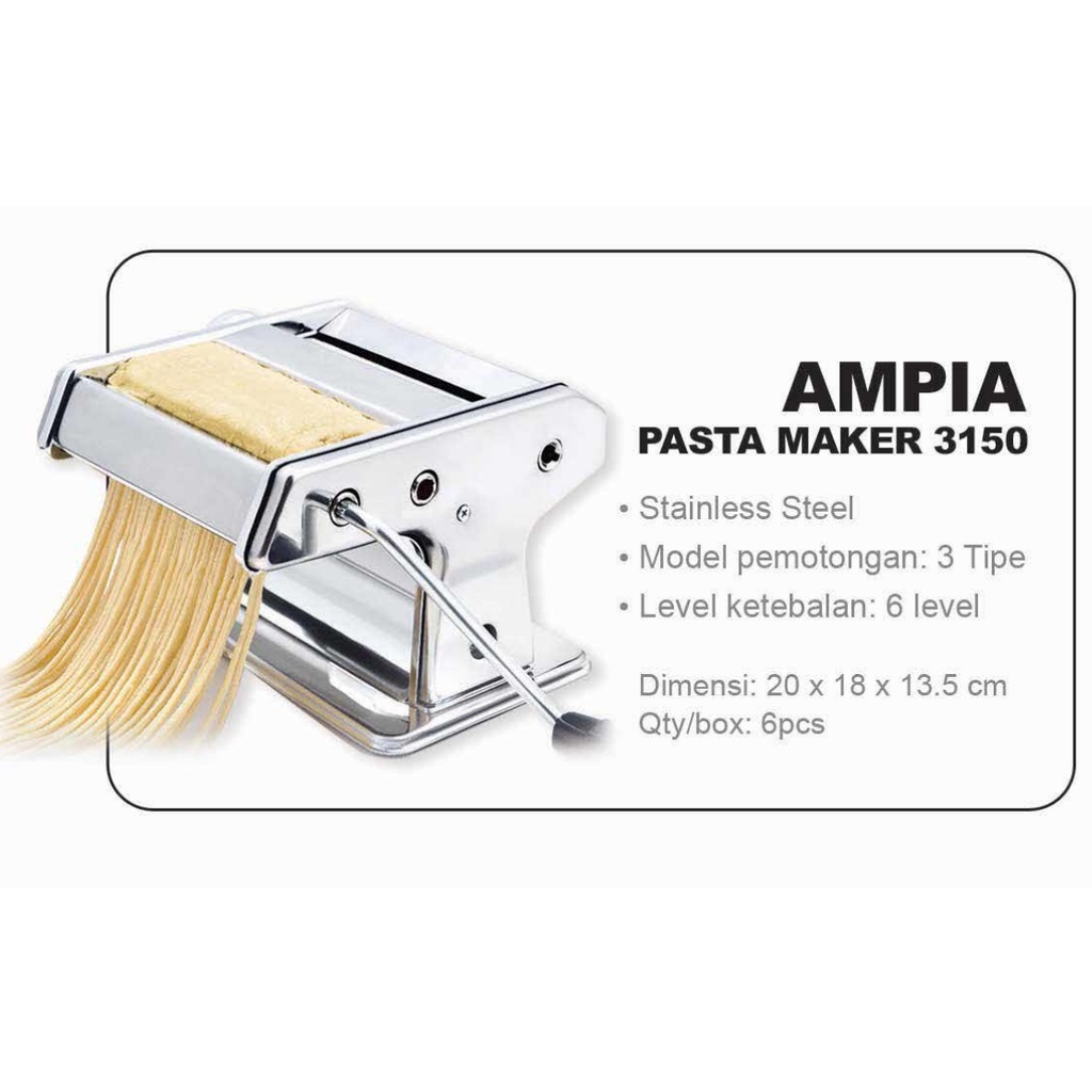 Age Lock Pasta Maker 3150 AMPIA AgeLock Gilingan Mie Molen Pasta