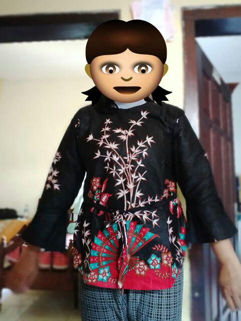 Atasan Batik Dolby Dolbi Dobby Doby Tenun Sutra Tulis Halus Katun Atbm Baron ,sarombit Atasan.