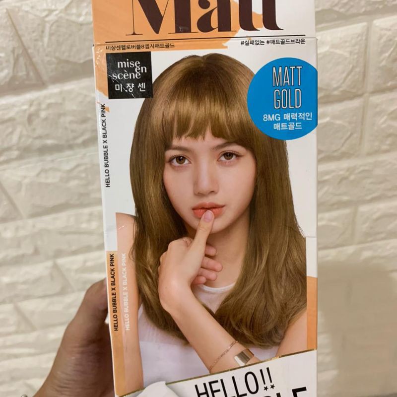 CAT RAMBUT MISS EN SCENE - HELLO BUBBLE BLACKPINK