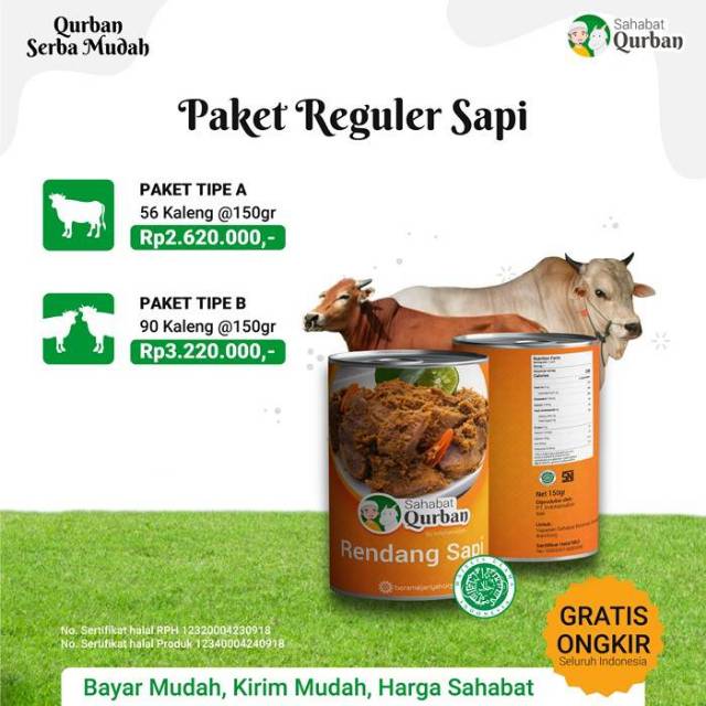 

Qurban sapi paket A