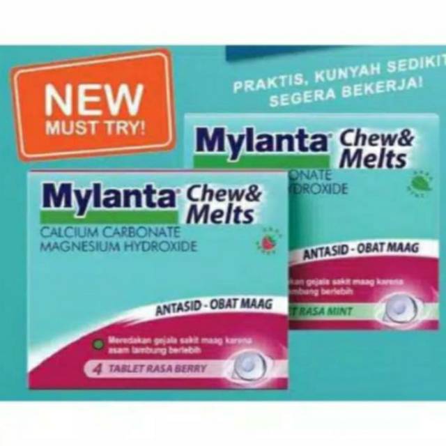 Mylanta chew & melts 4 tablet