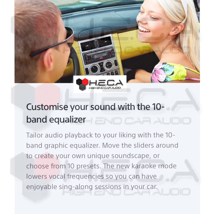 Sony DSX-A110U Single Din DSXA110U Tape Mobil Audio Head Unit FLAC MP3 Murah dan Berkualitas