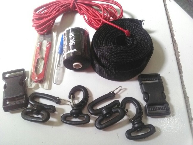 Tali Kur Karet Elastis 3.0 Mm Merah