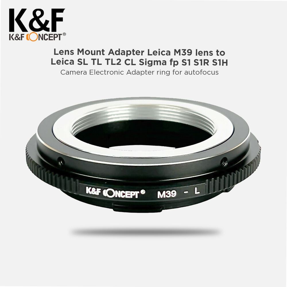 K&F Concept Lens Mount Adapter Leica M39 to L Mount Camera Body