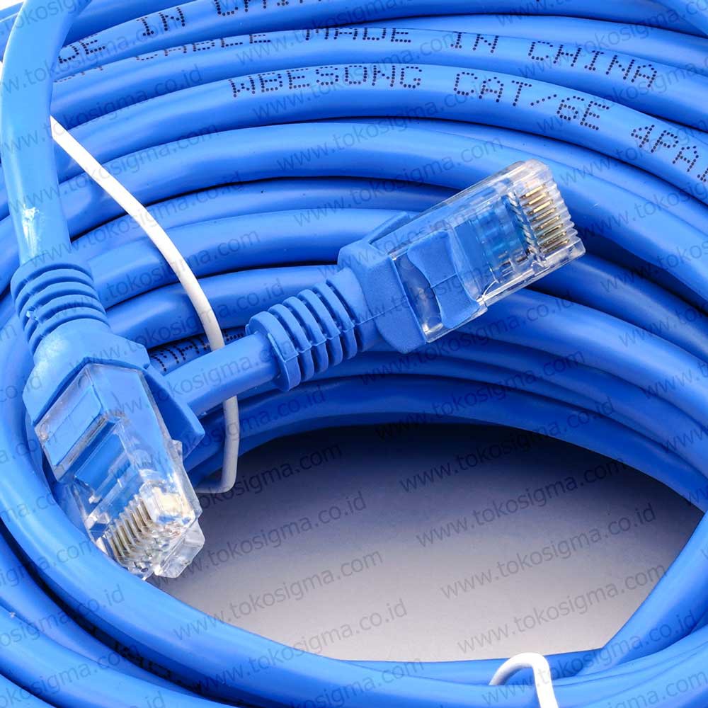 KABEL LAN 30 meter UTP PATCH CORD CAT-6 ETHERNET NETWORK