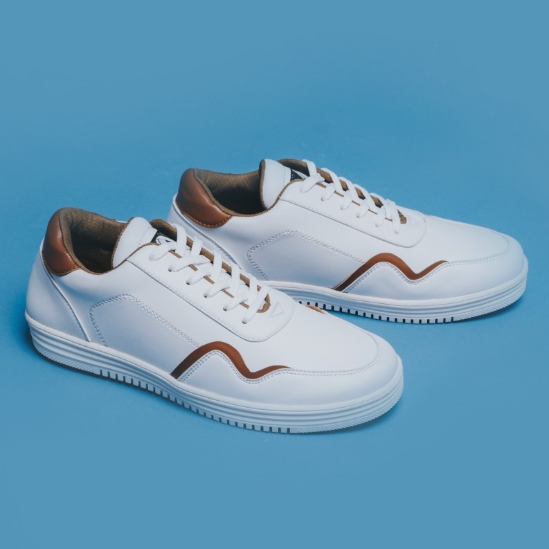 CHROLLO WHITE | BROSIS x Lv | Sepatu Sneakers Sepatu Cowok Sneakers Pria Sepatu Kasual