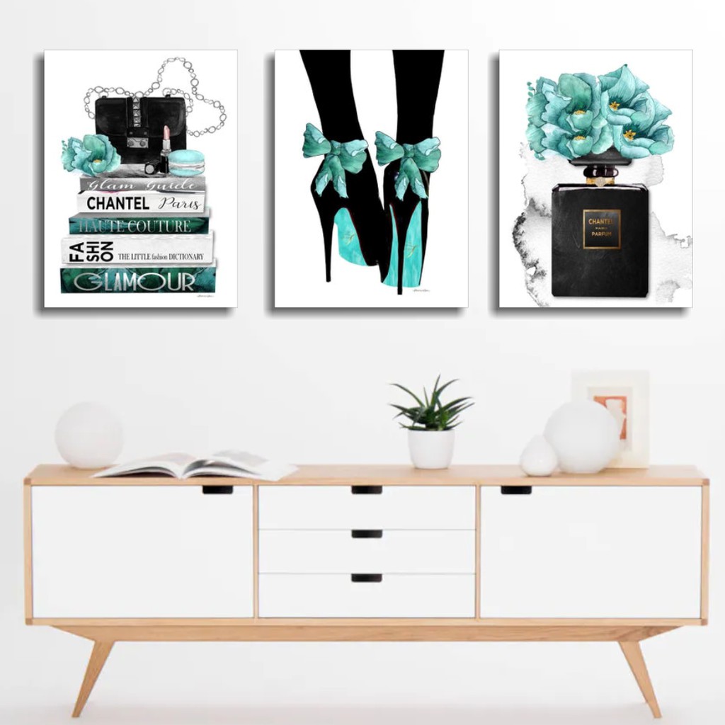 Hiasan Dinding Kamar Cewek Tema Make Up Wall Decor Salon Pajangan Dinding Kamar Tidur - EYELASH 1318