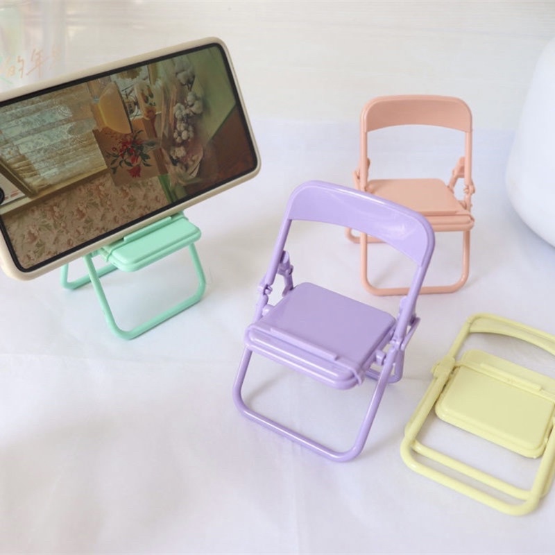 STAND HP KURSI MACARON / STAND HOLDER HP MODEL KURSI / HOLDER HP KURSI LIPAT / FOLDING CHAIR STAND HOLDER