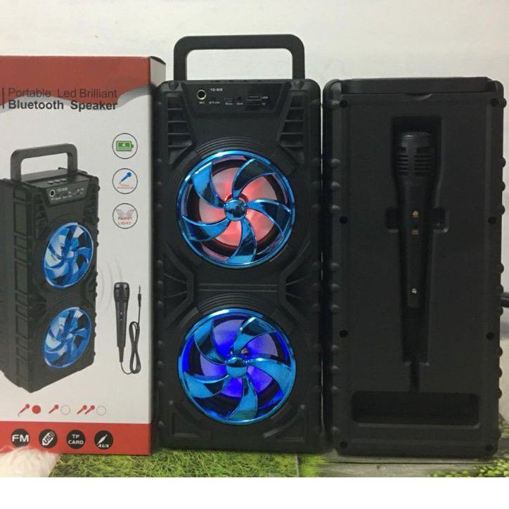 YD 806 speaker bluetooth karaoke free mic speaker aktif portabel termurah big bass