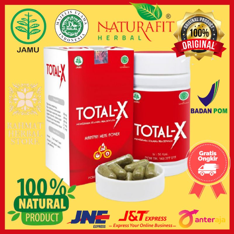 

Total X 100℅ Original Obat Kuat Stamina Pria Lelaki Dewasa Tahan Lama Jamu Herbal Alami Asli Manjur