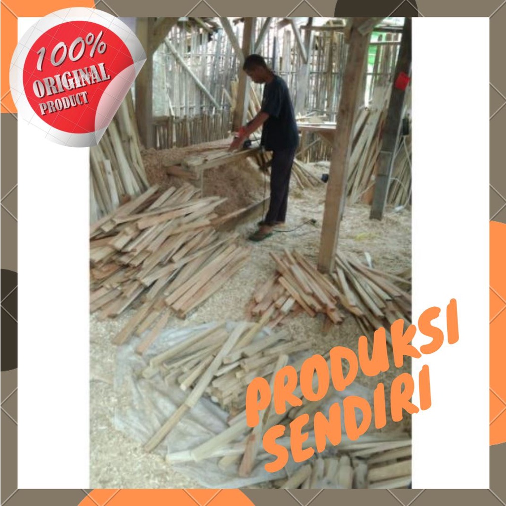 PROMO pot holder / rak kayu tempat pot tanaman  / standing planter minimalis