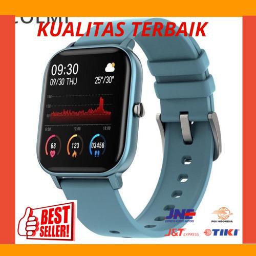 New Smartwatch Colmi P8 amazfit model GTS android ios IP67 anti air - Hitam