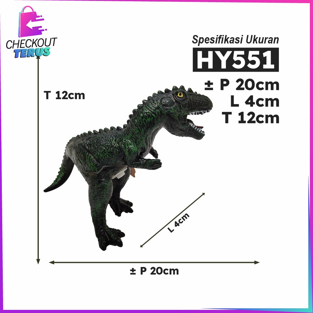 CT M262 Mainan Action Figure Dinosaur Mainan Figure Dino DIY Dinosaurus T Rex Figure Hewan Mainan Dinosaurus