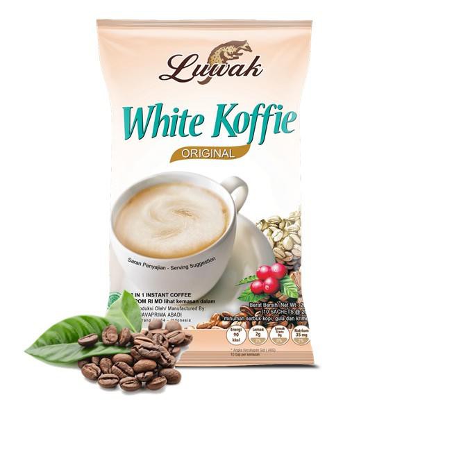 

PROMO 4.4 Luwak White Koffie Original Bag 10x20gr