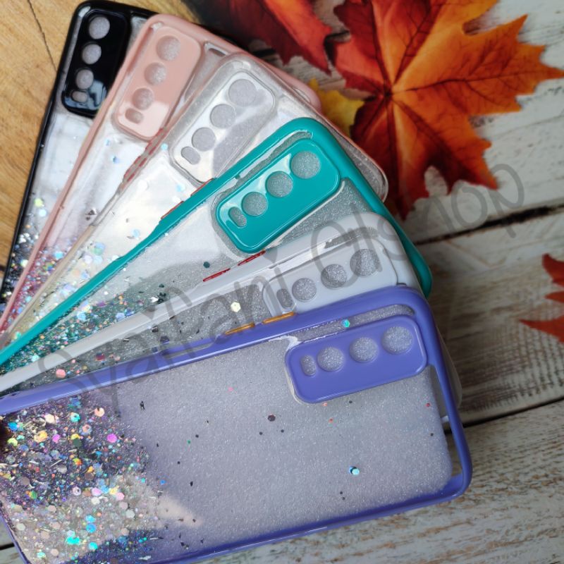 Case Glitter Vivo Vivo Y20 / Y20s / Y20i / Vivo 2027 / 2029 / 2032 / V2043 / V2048 Glitter Blink Candy Colour